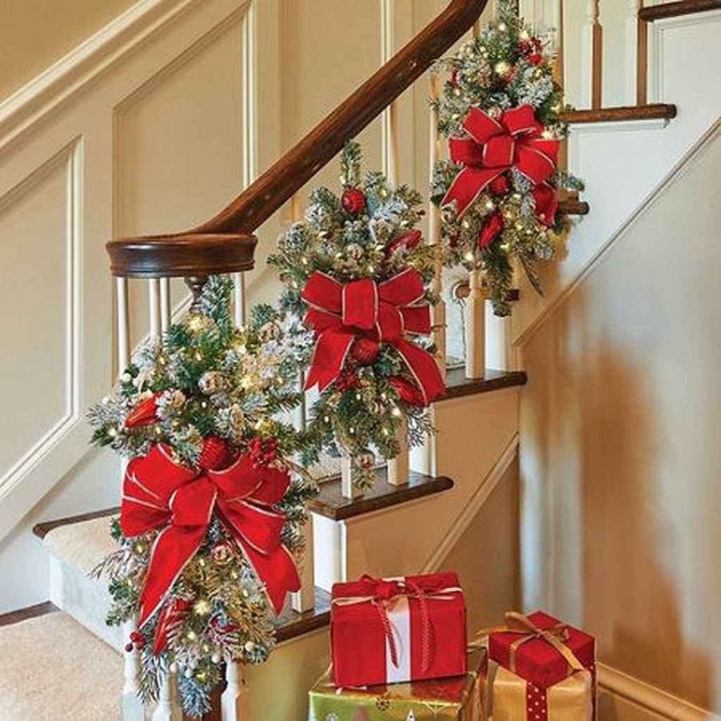 Glowing Upside Down Christmas Tree Door Curtain Hanger - Christian Home Decor