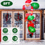 Giant 8FT inflatable Santa Claus with LED lights for Christmas outdoor display