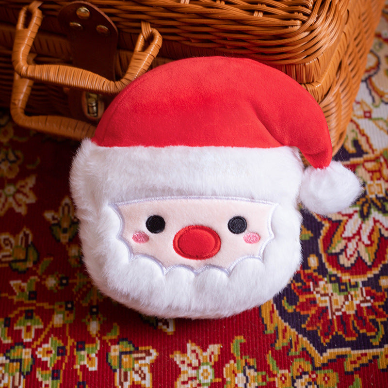 Holiday-themed plush pillow celebrating the Christmas season with soft plush comfort