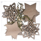 Wooden Christmas pendant in transparent display case