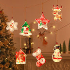 Christmas Shape String Lights - Star, Tree, Snowman Shapes - Christian Home Decor