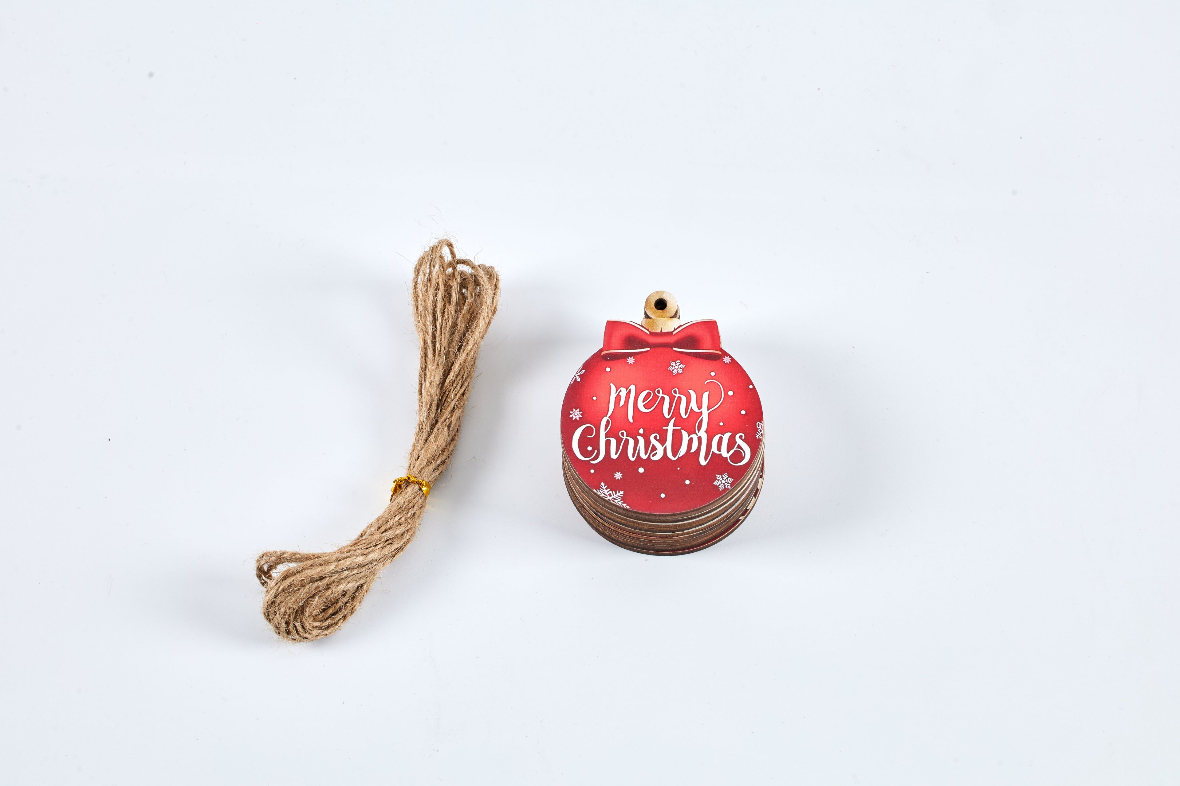 Christmas wooden signboard with warm holiday greeting in natural wood tones