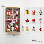 Glass snowman pendant showing charming winter design on sparkling Christmas tree
