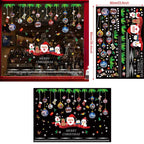 PVC Christmas decoration sticker for beautifying living space windows