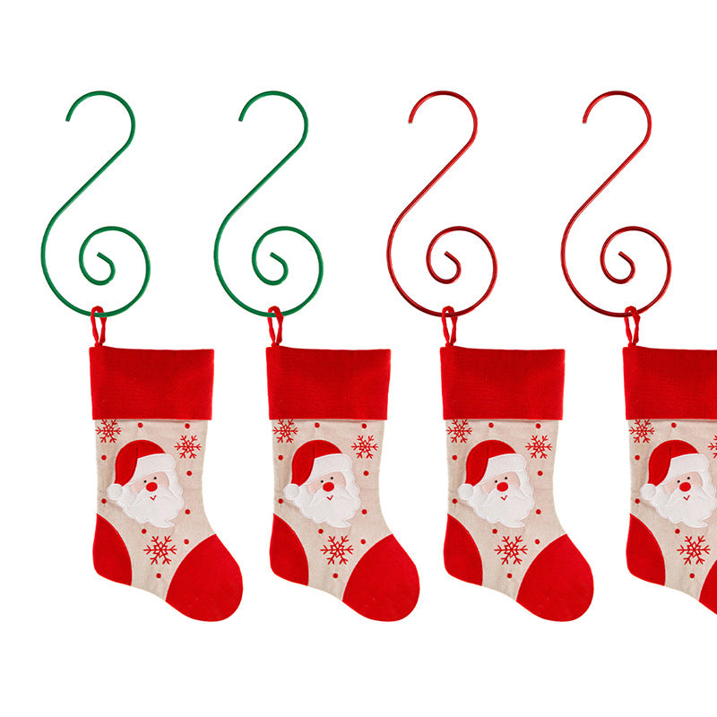 Silver ornament hooks for festive holiday decorating