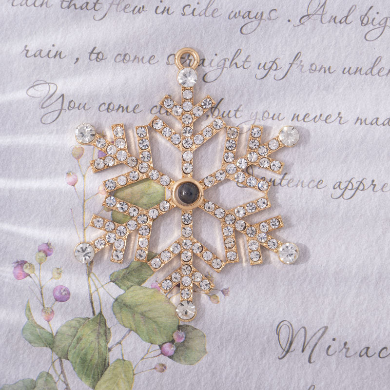 Snowflake Projection Necklace - Christian Jewelry Secondary image