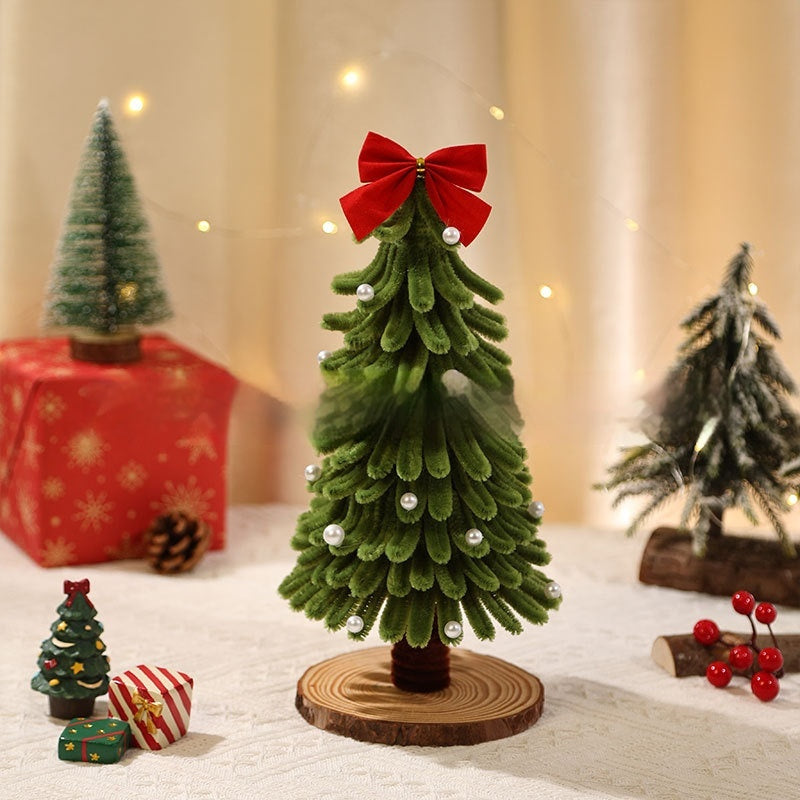 Small Mini Decorative Twist Bar Christmas Tree - Christian Home Decor