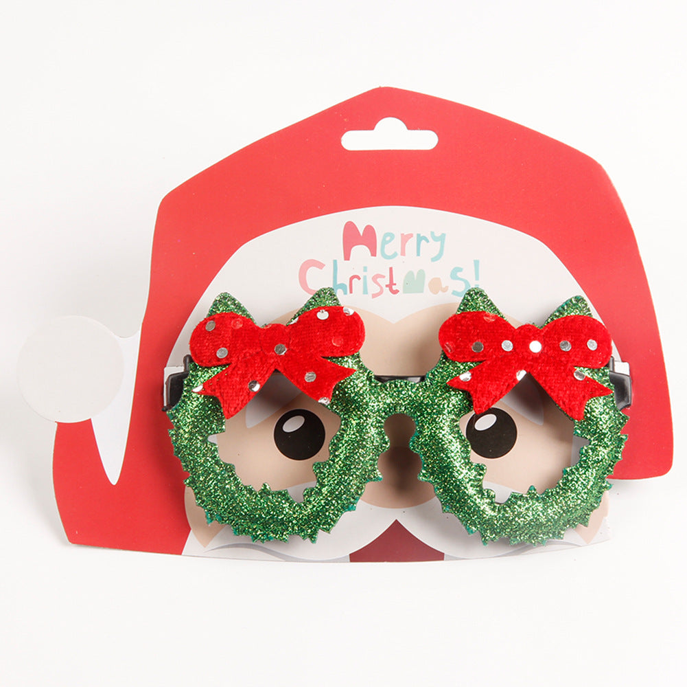 Cheerful Christmas glasses for festive parties