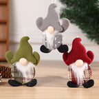 Colorful Christmas pendant options featuring dancing Santa doll design