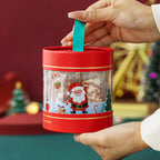Festive Christmas candy box decoration