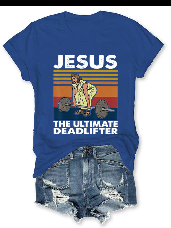Jesus Printed Women's T-Shirt casual lifestyle shot