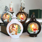 Small snowman desktop lamp for Christmas - holiday ambiance