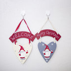 Hand-painted snowman wooden ornament for Christmas tree, festive holiday display