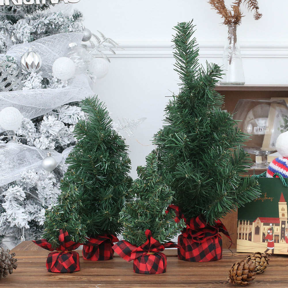Pine Needle Christmas Tree Window Decoration - Christian Home Decor