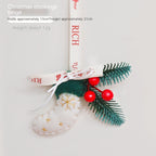 Christmas bell ornament showcasing traditional Nordic festive design