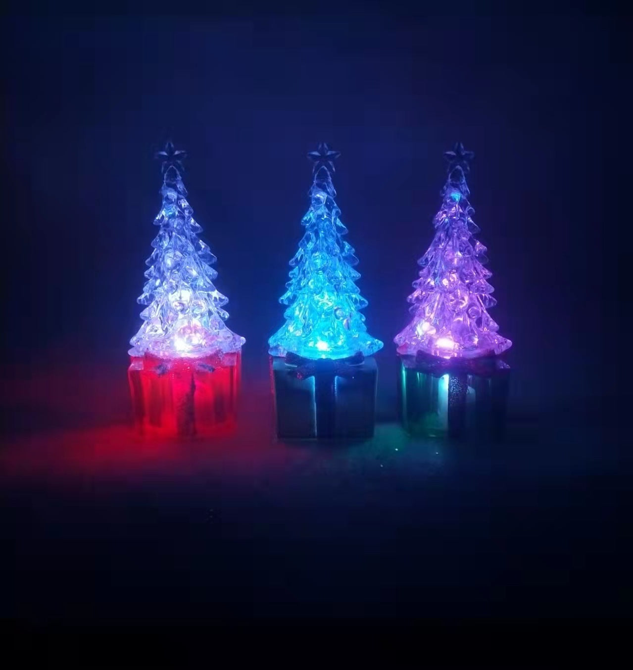 Christmas tree ornament showcasing classic festive colors