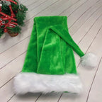 Soft plush Santa hat for Christmas family gatherings