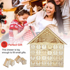 Holiday wooden ornament with rustic charm