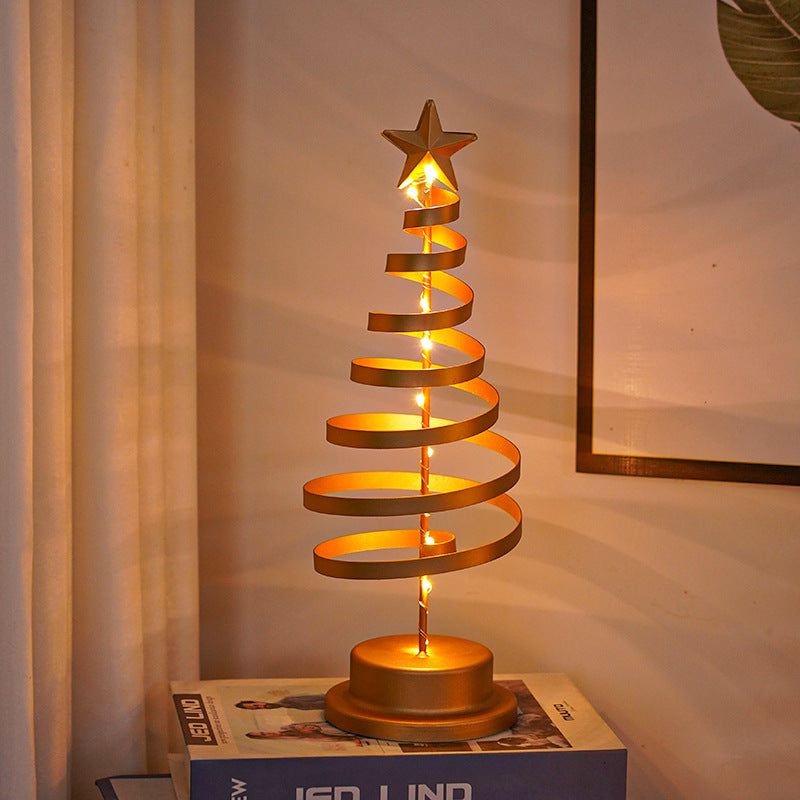 Festive warm white LED tree light for windowsill decoration