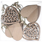 Love model wooden pendant ornament for Christmas
