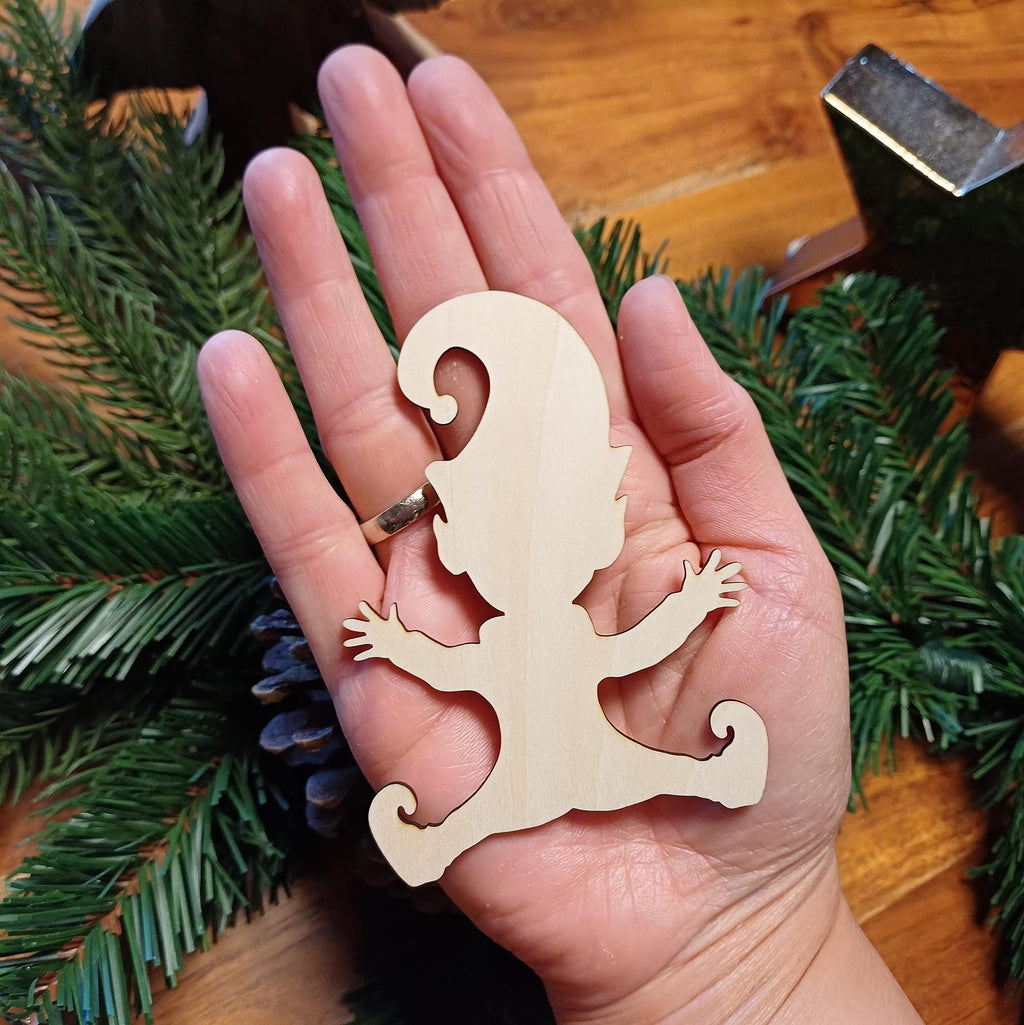 Wooden suit design Christmas craft pendant