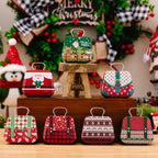Festive Christmas mini handbag candy box for Christmas gift presentation