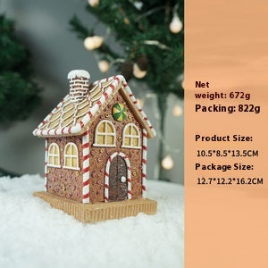 Holiday gingerbread train decoration for seasonal display