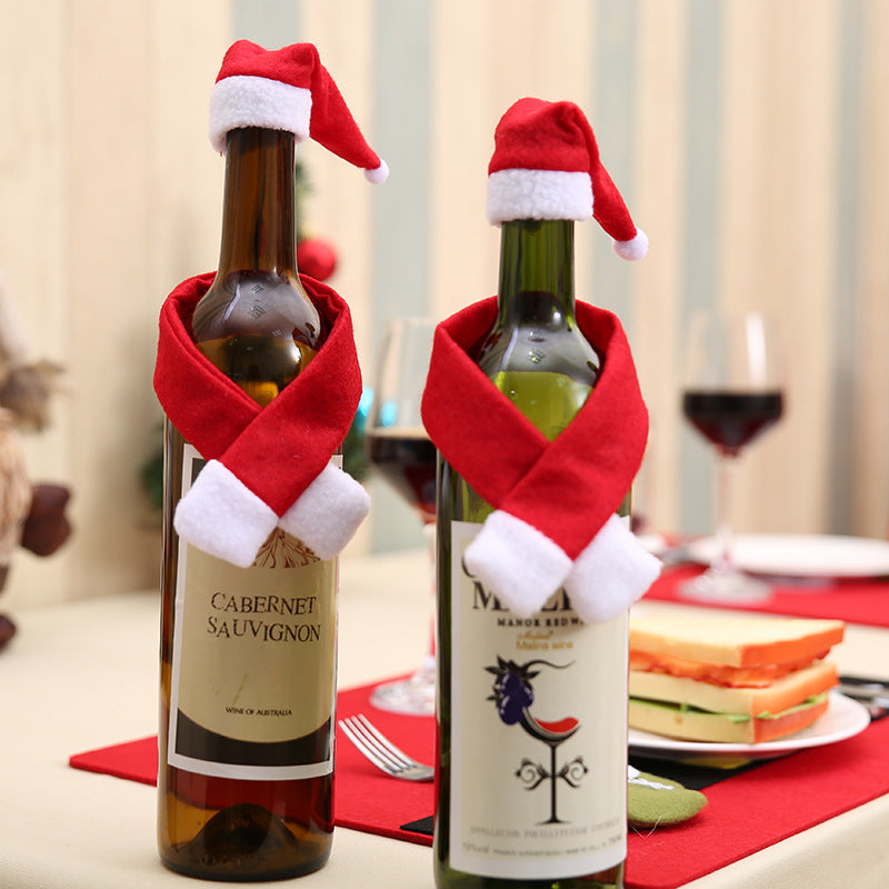 Red Christmas Scarf and Hat Set Secondary image