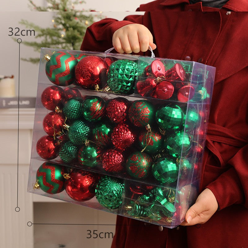 Black Christmas Tree Ornament Ball - Festive Home Decor - Christian Gift
