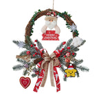 Modern simplicity Christmas tree garland with bowknot design for seasonal decorating