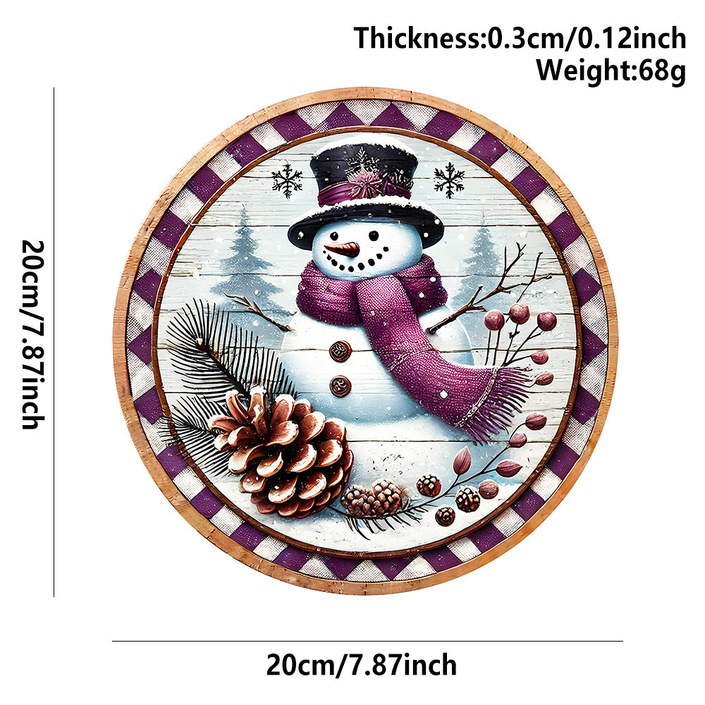 Wooden Christmas Doorplate - Christian Home Decor - Christian Home Decor