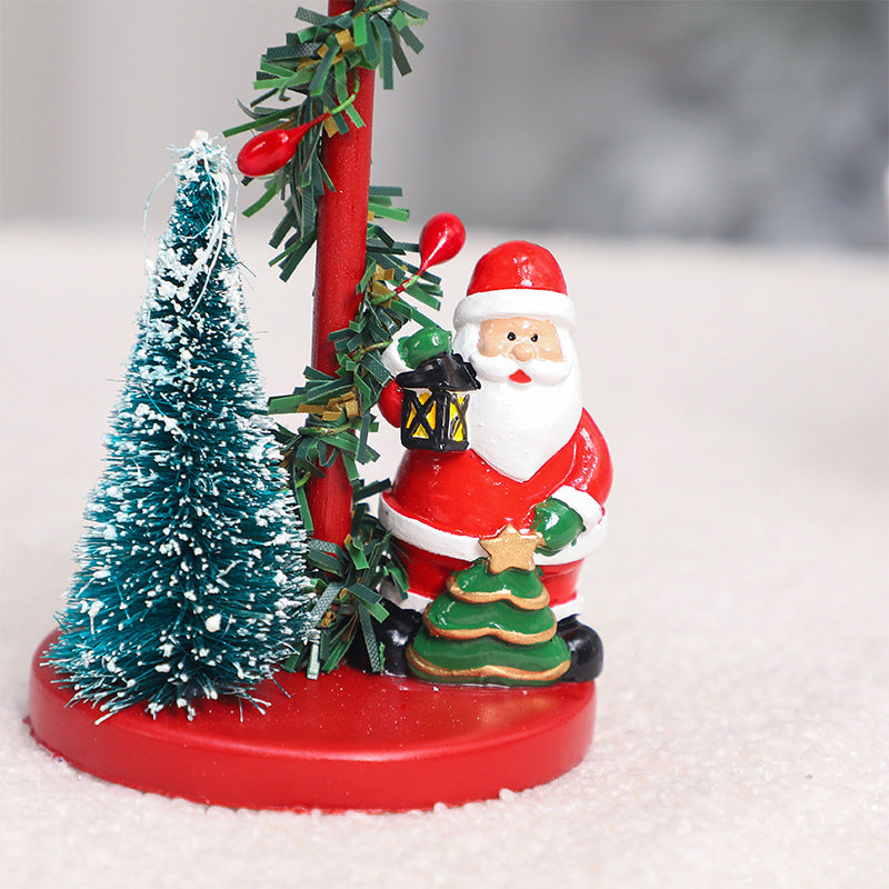 Close-up of Christmas character figurine detail - Christian Home Decor