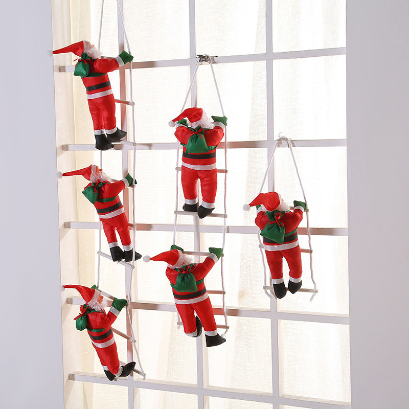 Charming Santa Claus ladder pendant for holidays
