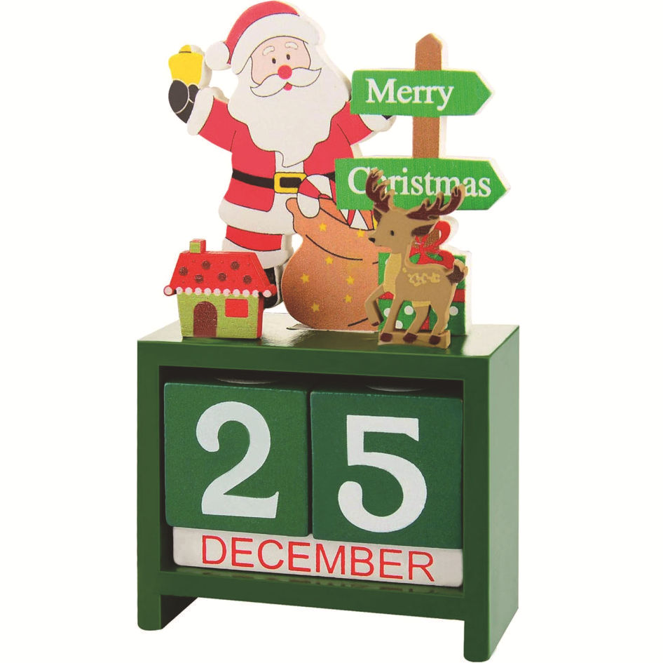 Wooden Christmas ornament with deer motif for holiday traditions