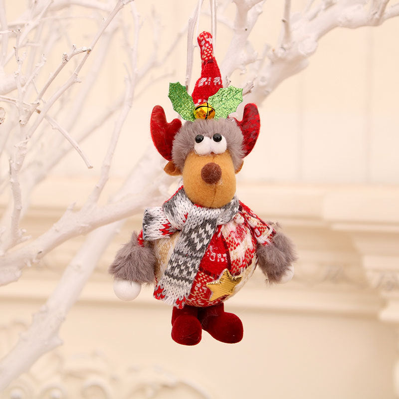Christmas Standing Doll Figurine - Foam Fabric Secondary image