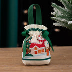 Christmas Eve packing box with elegant copper paper accents