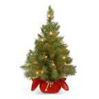 Multicolor miniature artificial Christmas tree for home decor