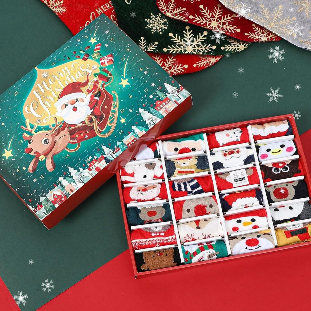 Festive Christmas stocking blind box D sealed package holiday surprise decor