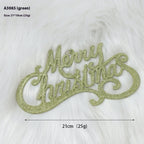 Flocked Dark Green Christmas Ball Ornament - Christian Jewelry