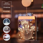 LED cross pendant light for Christmas window decoration with soft illumination