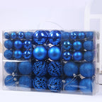 Christmas ornament balls boxed and ready to display