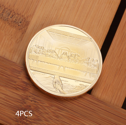 Jesus Commemorative Coin - Christian Medal Secondary image