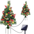 PVC Christmas tree yard lamp for courtyard decoration