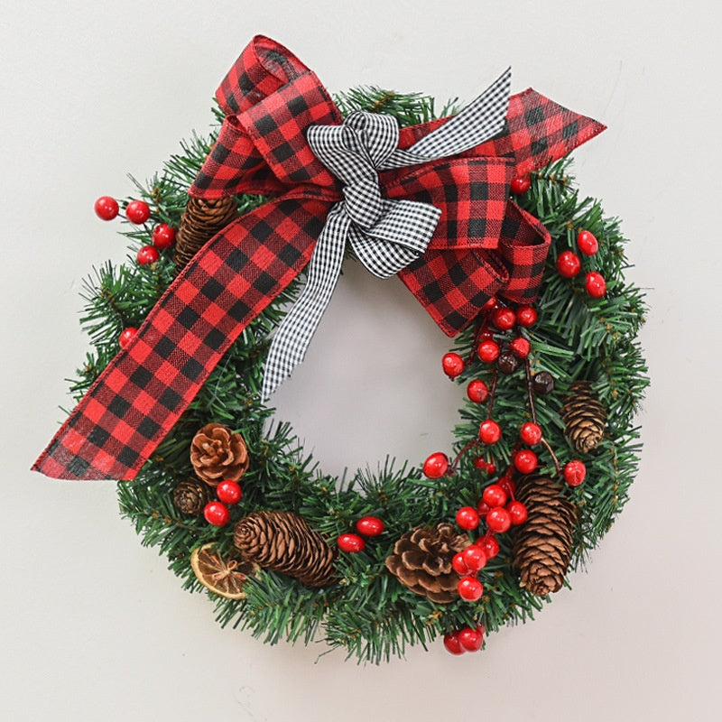 Christmas Garland Bow with American Country Style - Christian Home Decor