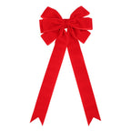 Christmas Tree Bowknot Garland Pendant hanging naturally with soft lighting