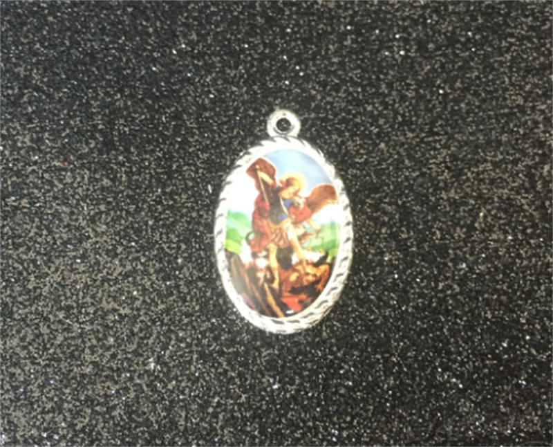 Sacred Heart Holy Family Pendant Necklace - Christian Jewelry