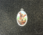 Sacred Heart Holy Family Pendant Necklace - Christian Jewelry