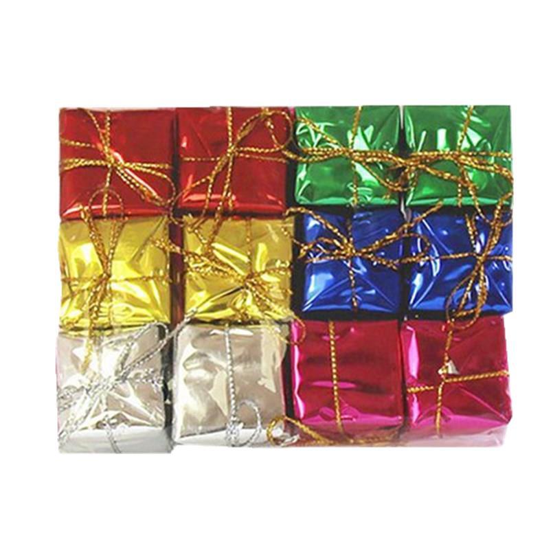 Bulk Christmas decoration assortment with colorful ornaments for holiday gift wrapping