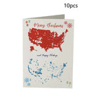 Festive Christmas greeting card suitable for holiday celebrations