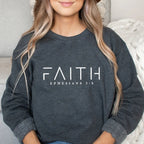Faith Bible Verse Pullover Sweatshirt - Christian Apparel - Christian Apparel